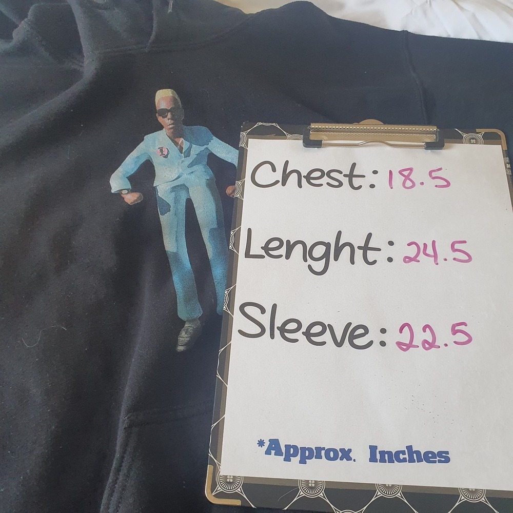 Golf Wang Tyler The Creator Igor 2019 Tour Hoodie Black Small Mens Graphic Sweat - Picture 6 of 6